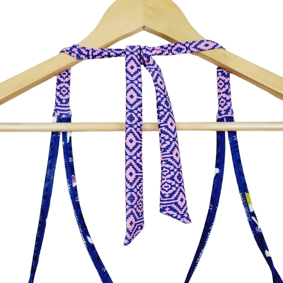 Adore Me Catarina Contour One-Piece Swimsuit Size L Camel Hump Day Tile Ikat - Picture 7 of 11